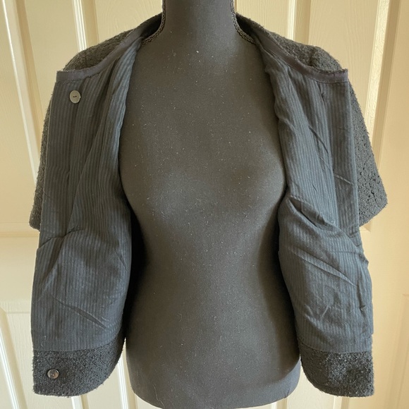 Black Boucle Jacket by Cidra for Anthropologie - Picture 2 of 4